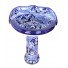 Mexican Talavera Pedestal Sink Roman Style Acapulco Azul